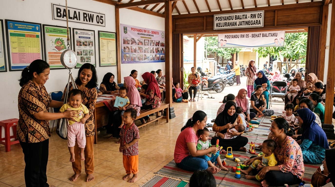 Pelayanan Posyandu Bunga Tanjung